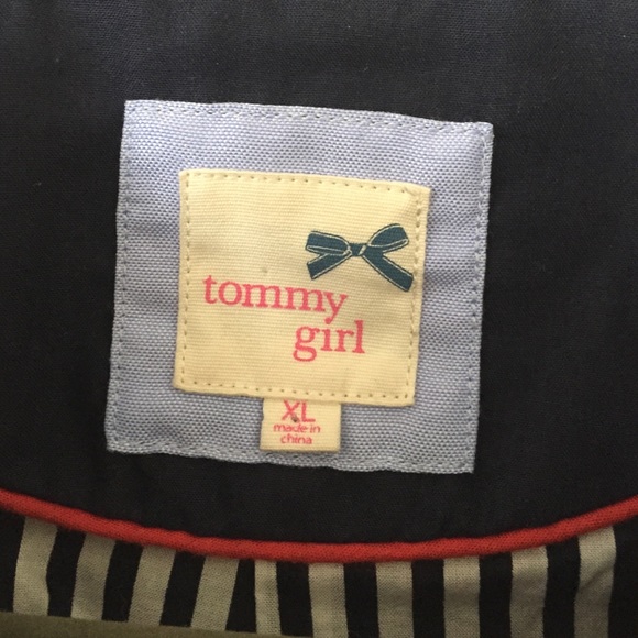 Tommy Girl Navy Blue Jacket XL - Picture 3 of 5