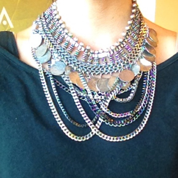 ✨Silver Boho Necklace ✨ - Picture 2 of 3