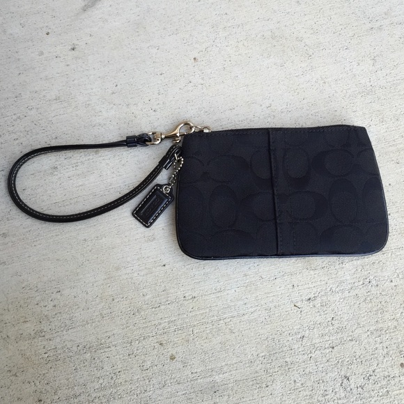 NWOT Black COACH Wristlette
