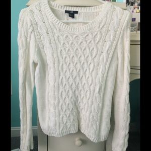 H&M cream sweater