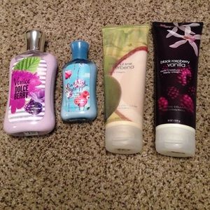 Bath and body works lotions