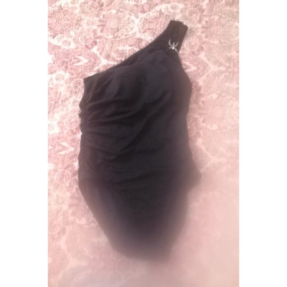 Black one shoulder, 1 piece Michael Kors swimsuit
