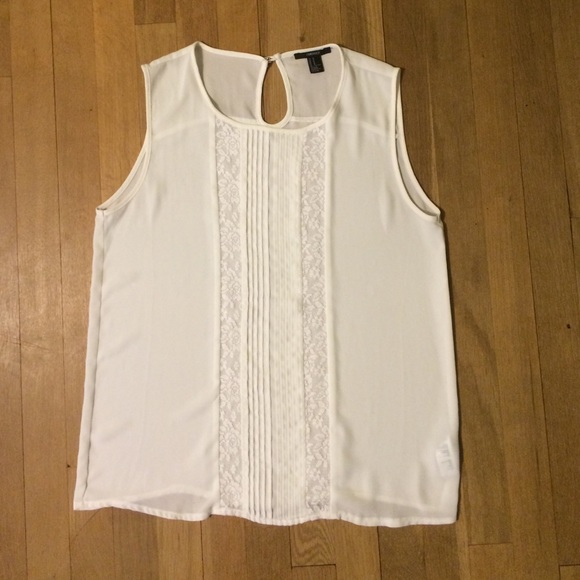 White patterned blouse