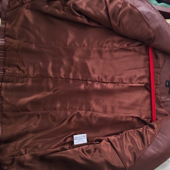 Bagatelle Brown Leather Jacket S
