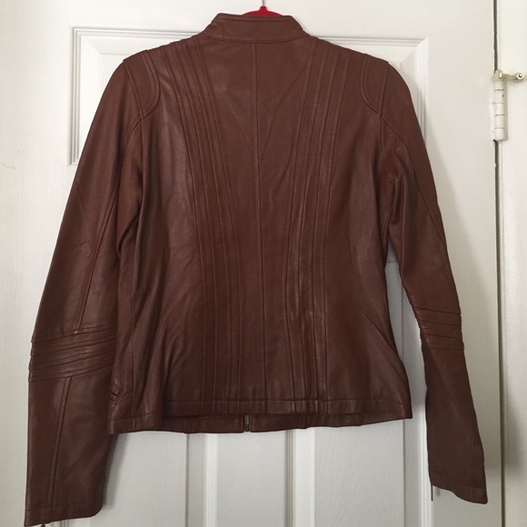 Bagatelle Brown Leather Jacket S