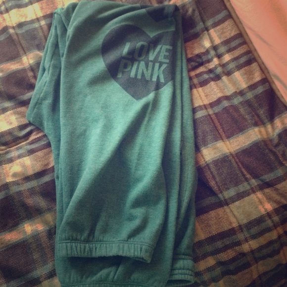 VS Pink cinch sweat pants