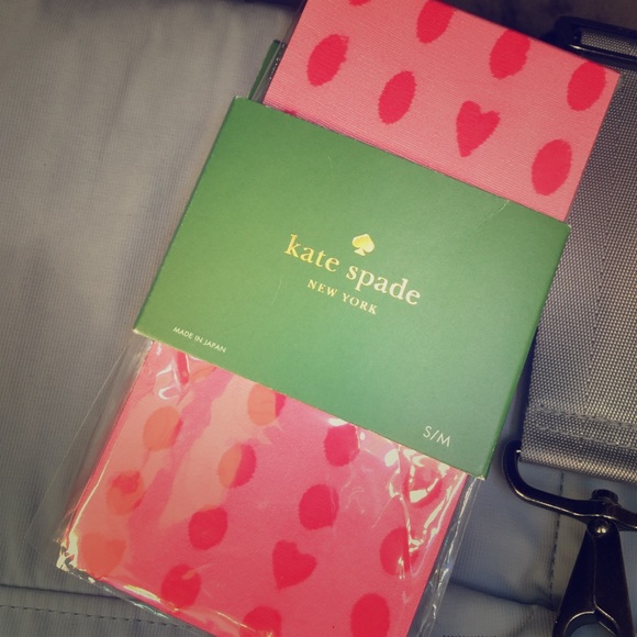 Kate spade red/pink tights
