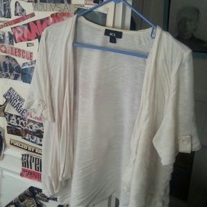 Creme colored light shawl