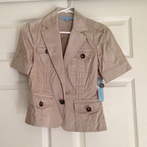 Antonio melani short sleeve jacket.