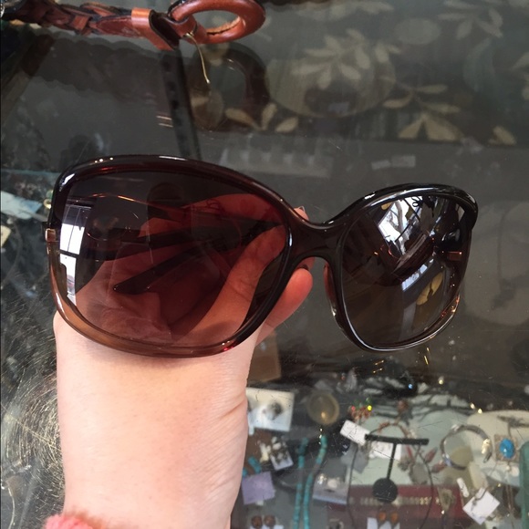 Brown Dior sunglasses