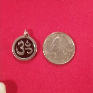 "OM" symbol pendant