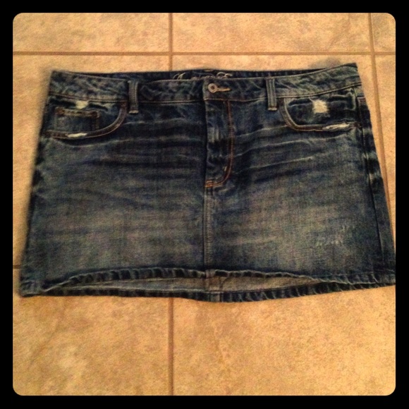 Light wash Jean skirt