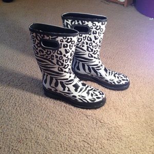 Printed Rain Boots