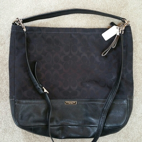 New Coach XL carryall tote bag in black