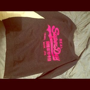 *MAKE OFFER off the shoulder sweat shirt