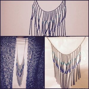 •Boho Fringe Necklace•