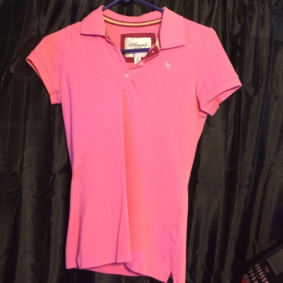Pink Abercrombie and Fitch shirt