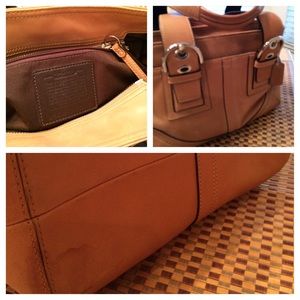 Camel coach bag