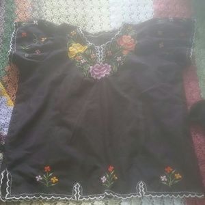 Hand embroidered shirt