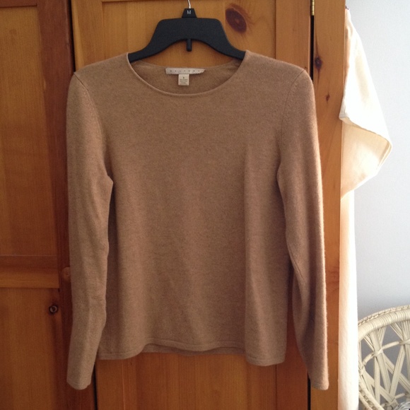 100% cashmere tan sweater
