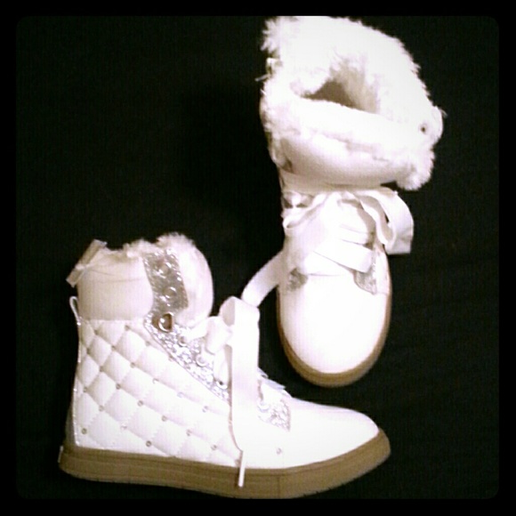 *Justice* high top sneakers