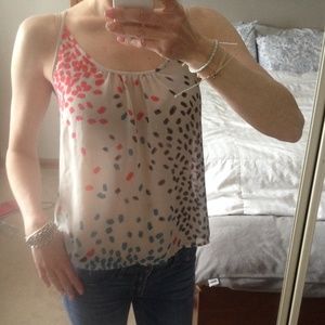 Splatter colored tank