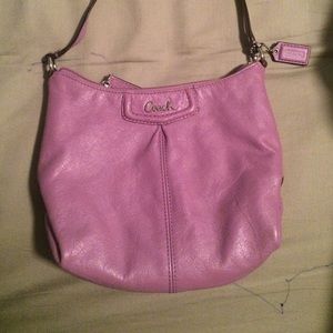 Lavender Coach cross body bag