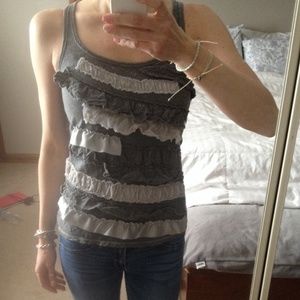 Ruffled tank