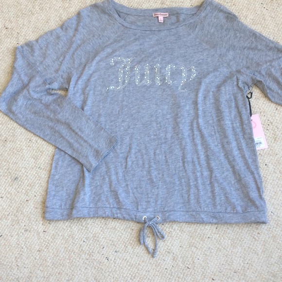 Juicy Couture Tops - Light Heather Grey Juicy Top