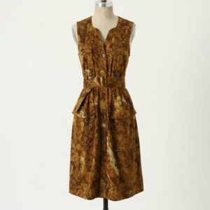 Anthropologie Brassica Shirt Dress Petite
