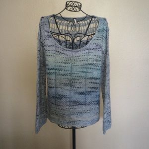 Free People size large blue sweater