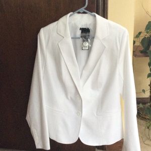NWT lane Bryant White Blazer size 16