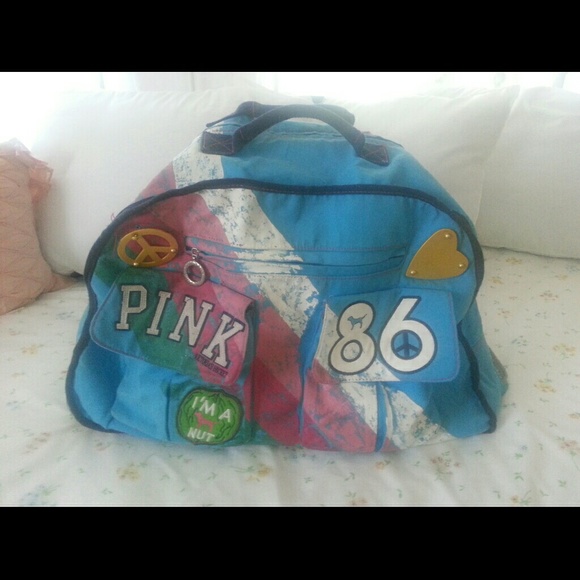 PINK roller duffle bag