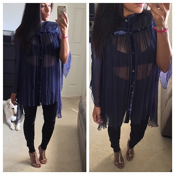 RESERVED! Free People Romantics blouse - Picture 3 of 4