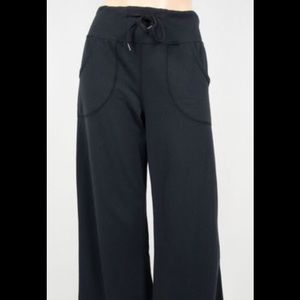 Olive green wide leg Lululemon pants