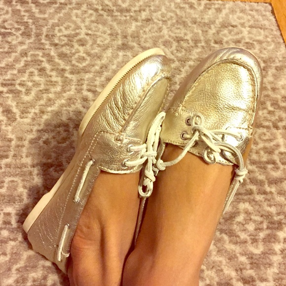 Sperry Top Sider gold boat shoes
