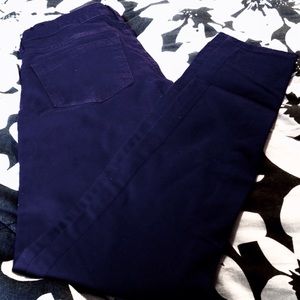 Purple Low Rise Jeansk