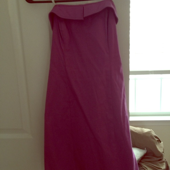 Guess-Light purple Strapless mini dress