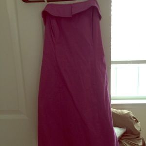 Guess-Light purple Strapless mini dress
