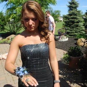 Strapless mermaid prom gown/prom dress!