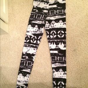 Patterned Bozzolo leggings