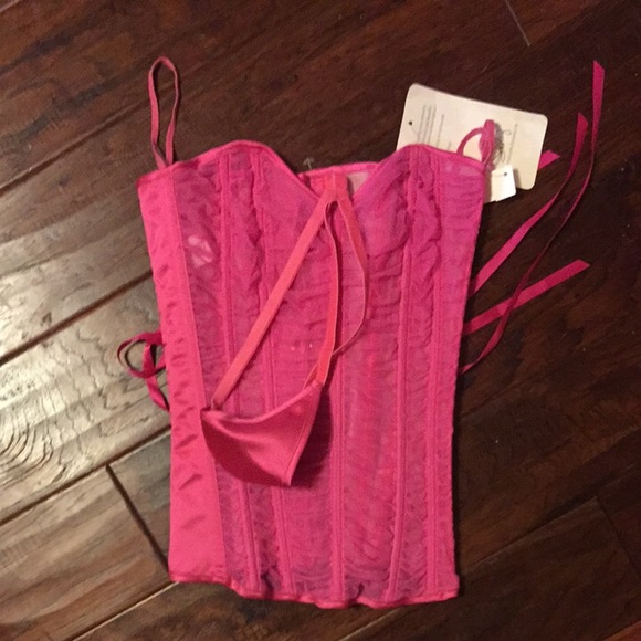 Pink corset