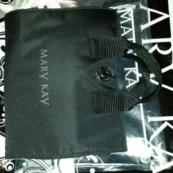 Make up bag with unused real hair brushes included