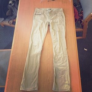 Khaki jeans