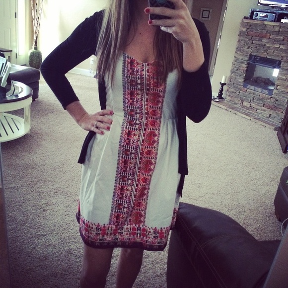 Roxy Dresses & Skirts - Roxy Strapless Tribal Dress