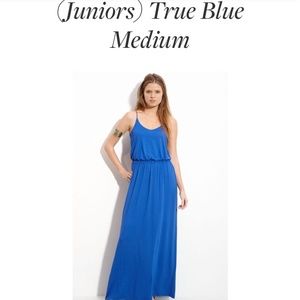 Lush "True Blue Medium" Maxi Dress