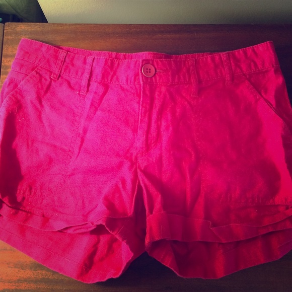 Hot pink summer time shorts