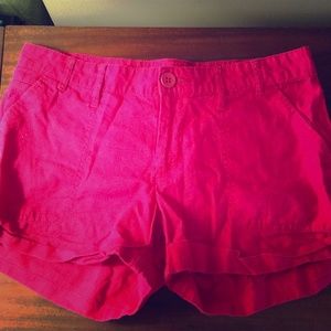 Hot pink summer time shorts