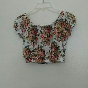 Floral crop top
