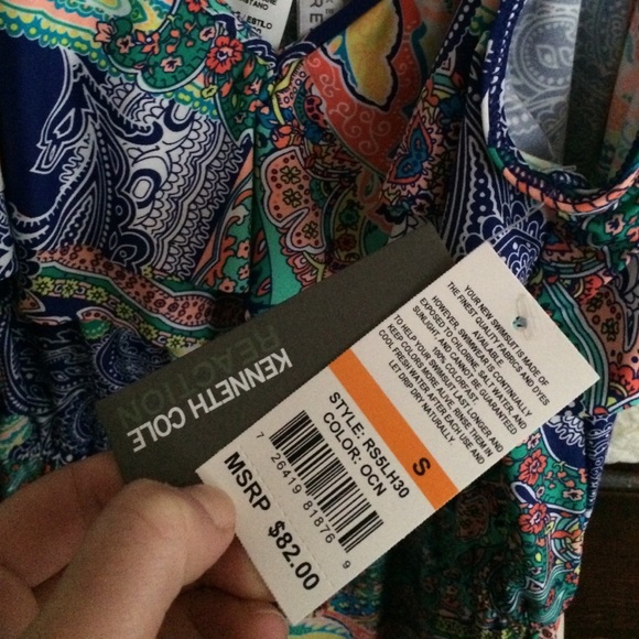 💸SOLD 💸Paisley Intuition Ruffle Drawstring Dress - Picture 4 of 4